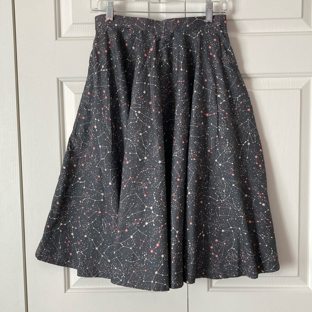 Constellation circle skirt with pockets